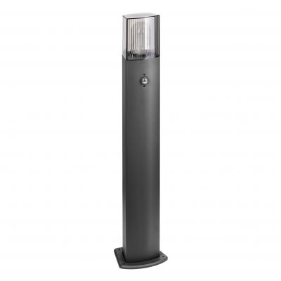 PEONIA oprawa ogrodowa słupek z czujnikiem PIR E27 max. 15W IP54 75 cm czarna AD-OP-6582BE27PPR ORNO (AD-OP-6582BE27PPR)