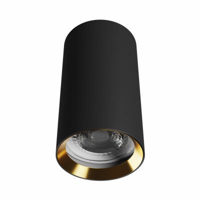 CHLOE VARIOSA GU10 NATYNKOWA GU10 230V IP20 55x100MM CZARNY ŚRODEK ZŁOTY OKRĄGŁA (SLIP005061)