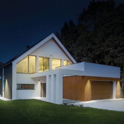 Oprawa elewacyjna Parete GU10 x1 Jednokierunkowy kinkiet 250V IP54 80 x 73 x 95mm czarny  SLIP007005 Spectrum Led (SLIP007005)