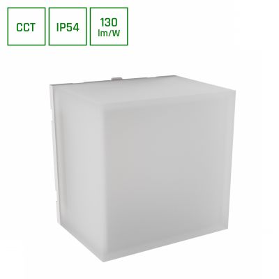 Lampa oprawa elewacyjna kinkiet SCATOLLO 5W ciepła/neutralna/zimna biel IP54 BIAŁY (SLI003036CCT_PW)
