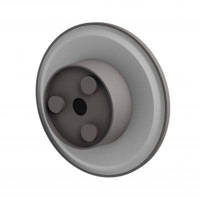 Lampa elewacyjna kinkiet PIATTA 12W ciepła/neutralna/zimna biel IP44 SZARY (SLI003042CCT_PW)