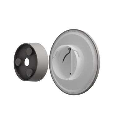 Lampa elewacyjna kinkiet PIATTA 12W ciepła/neutralna/zimna biel IP44 SZARY (SLI003042CCT_PW)