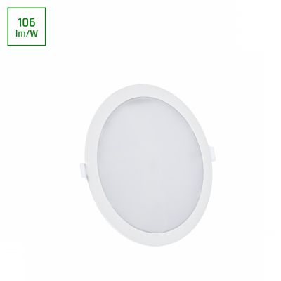 Oprawa ALGINE 2w1 DOWNLIGHT 18W 1900lm neutralna biel 230V 110st IP20 BIAŁY okrągła  SLI037029NW Spectrum Led (SLI037029NW)