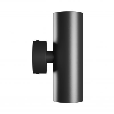 SQUALLA VARIOSA TUBO 2XGU10 KINKIET 230V IP20 55X160X90MM CZARNY OKRĄGŁA (SLIP006018)