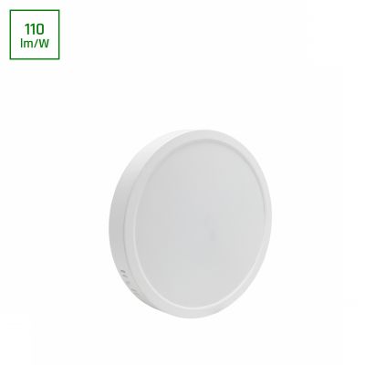 ALGINE NATYNK DOWNLIGHT 24W NW 230V 120st IP20     IK06 288x38mm BIAŁY okrągła (SLI037030NW_PW)