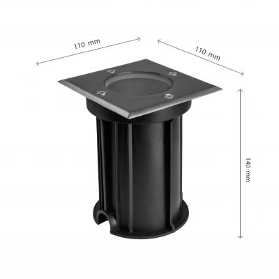 Oprawa najazdowa gruntowa przelotowa LUKKA CONNECT GU10 250V IP67 110x110x140  (SLIP012016)