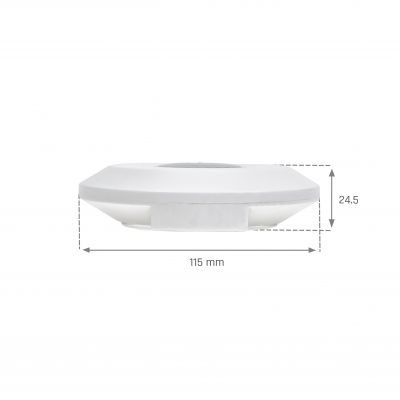 Czujnik ruchu PIR 360st 2kW 8m 1-10V n/t IP20 230V Wi-Fi/BT Spectrum SMART (WOJ+05782)