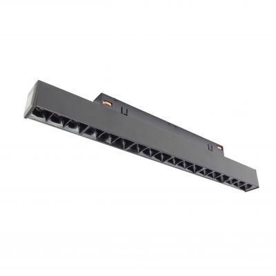 SYSTEM SHIFT GRID M oprawa lampa na szynoprzewód 303x23x42mm 17W 35st czarny WLD+40012 (WLD+40012)