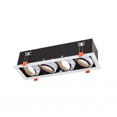 MODERN DAY MINI GU10 x4 white frame  SLIP002004 Spectrum Led (SLIP002004)