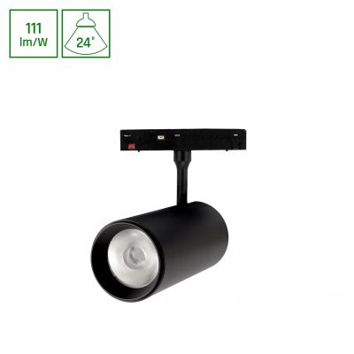 SYSTEM SHIFT BASIC - SPOT L Oprawa kierunkowa 55x120x180 mm 20W 2700K b. ciepła CZARNY Spectrum LED (WLD+70022WW)