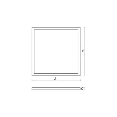 ALGINE LED 230V 32W 100lm/W IP20 600x600mm NW 5 lat gwarancji  SLI035039NW Spectrum Led (SLI035039NW)