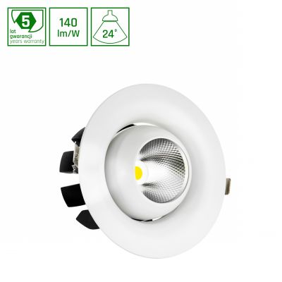 CEL MIRYDA ROUND 830 19,5W 230V 24st White CEL45PRO2083024W  WOJP02891 Spectrum Led (WOJP02891)