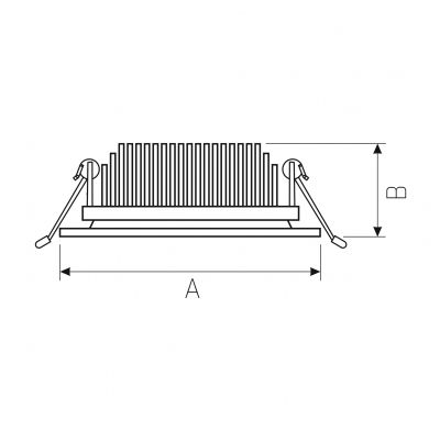 CEL SARGASA 840 33,5W 230V 60st White CEL23PRO4084060W  WOJP00736 Spectrum Led (WOJP00736)