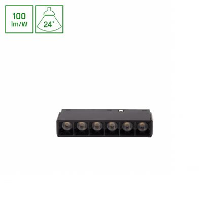 SYSTEM SHIFT BASIC - GRID XS OPRAWA LINIOWA 110MM 6W 4000K CZARNY (WLD+70028NW)