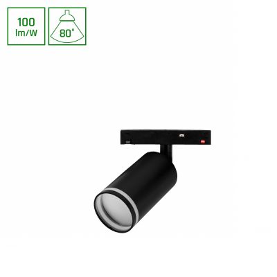 SYSTEM SHIFT BASIC - SPOT S RING OPRAWA KIERUNKOWA 55X100X160MM 7W 4000K CZARNY (WLD+70031NW)