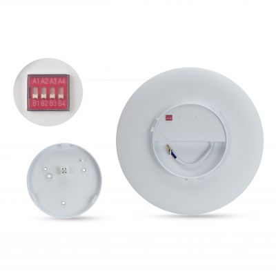 NYMPHEA PROXI PIR 18W WW 230V 120ST IP54 FI300X60MM BIAŁY OKRĄGŁA (SLI031043WW_PW)