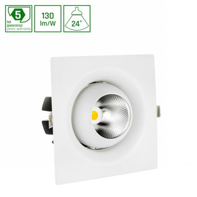 CEL MIRYDA SQUARE 830 27W 230V 24st White CEL46PRO3083024W  WOJP02906 Spectrum Led (WOJP02906)