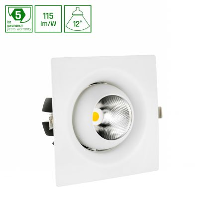 CEL MIRYDA SQUARE 930 27W 230V 12st White CEL46PRO2093012W  WOJP02917 Spectrum Led (WOJP02917)