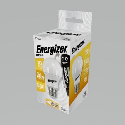 ŻARÓWKA LED E27 60W ciepła biel  ENERGIZER (S17535)