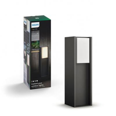 Hue LAMPA ogrodowa czarna Turaco 2700K produkt wycofany PHILIPS (915003761502)
