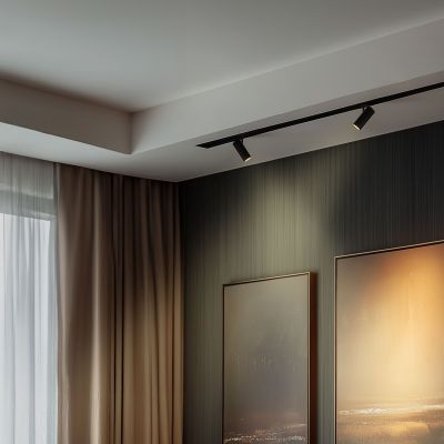 Lampa oprawa na szynoprzewód MADARA LIBRA GU10 230V 65x160x232mm czarny (SLIP003056)