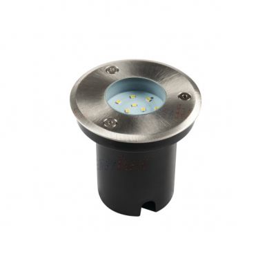 Oprawa najazdowa LED GORDO N 1W CW-O-SR 1W 50lm 6500K barwa zimna IK08 IP67 nacisk 20kN okrągła srebrna 18193 KANLUX (18193)