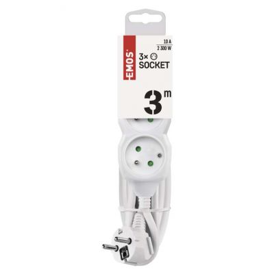 Przedłużacz 3 gniazda 3m P0313 EMOS (P0313)
