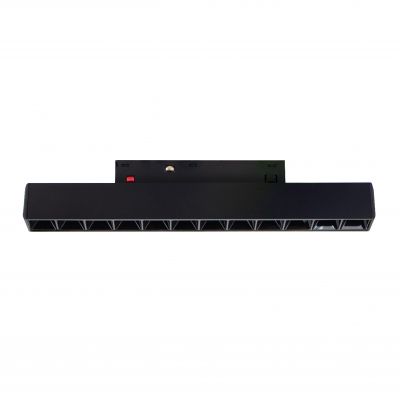 SYSTEM SHIFT BASIC - GRID S Oprawa liniowa 220mm 12W 2700K b. ciepła CZARNY Spectrum LED (WLD+70029WW)
