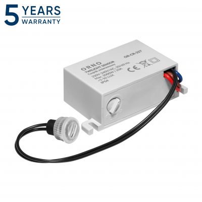 Czujnik zmierzchowy z hermetyczną zewnętrzną sondą, IP54, mini, 2000W OR-CR-227 ORNO (OR-CR-227)