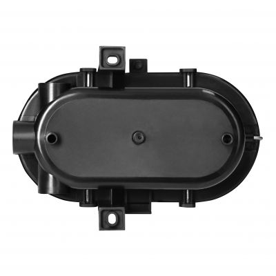 Oprawa oświetleniowa BODRUM E27 max. 15W IP54 klosz szklany stalowa osłona czarna ORNO (AD-OP-6561BE27SPS)
