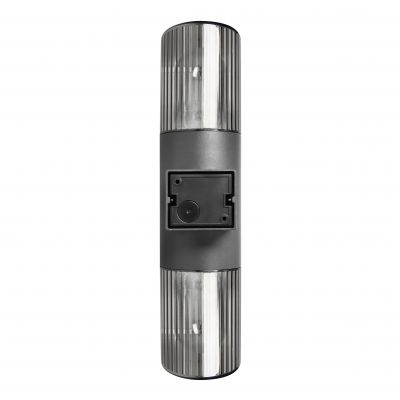PEONIA oprawa ogrodowa hermetyczna 2xE27 max. 2x15W  IP54 czarna AD-OP-6580BE27PP Orno (AD-OP-6580BE27PP)