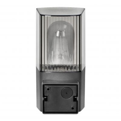 PEONIA oprawa ogrodowa hermetyczna E27 max. 15W IP54 czarna AD-OP-6581BE27PP Orno (AD-OP-6581BE27PP)
