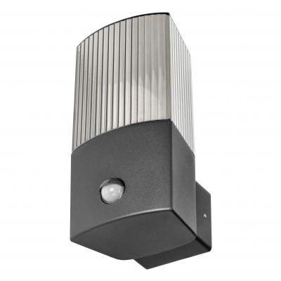 PEONIA oprawa ogrodowa hermetyczna z czujnikiem PIR E27 max. 15W IP54 czarna ORNO (AD-OP-6581BE27PPR)