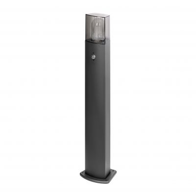 PEONIA oprawa ogrodowa słupek z czujnikiem PIR E27 max. 15W IP54 75 cm czarna AD-OP-6582BE27PPR ORNO (AD-OP-6582BE27PPR)