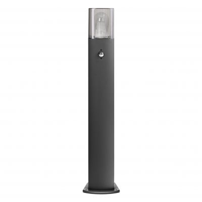 PEONIA oprawa ogrodowa słupek z czujnikiem PIR E27 max. 15W IP54 75 cm czarna AD-OP-6582BE27PPR ORNO (AD-OP-6582BE27PPR)
