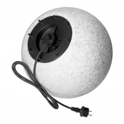 Lampa ogrodowa OFELIA kula E27 oprawa IP65 kamień 38cm wbijana ORNO (AD-OP-6589GE27ZW)