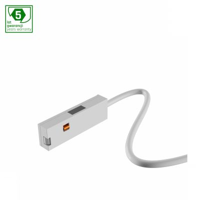 SYSTEM SHIFT NANO przyłącze końcowe kabel 200mm BIAŁE WLD+80045 (WLD+80045)