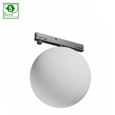 SYSTEM SHIFT NANO - GLOBE OPRAWA KULA 100x120MM 7W CZARNY 5 LAT GW. (WLD+80017)