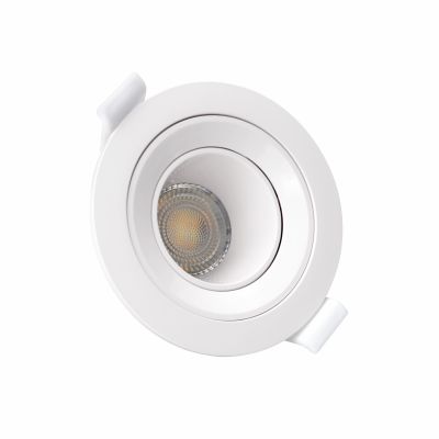 FIALE CORE DEEP GU10 OCZKO GU10 IP20 FI86X34MM BIAŁY OKRĄGŁA RUCHOMA (SLIP001023)