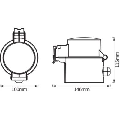 SMART+ WIFI OUTDOOR PLUG EU LEDVANCE (4058075532120)