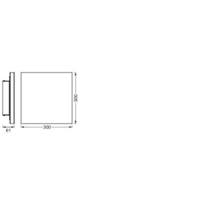 SUN@HOME Planon Frameless 30x30 TW LEDVANCE (4058075576018)