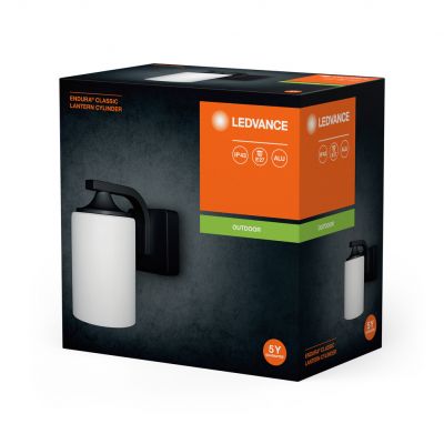 Kinkiet ścienny zewnętrzny elewacyjny lampa ścienna Czarna IP43 ENDURA CLASSIC Lantern Cylinder E27 4058075392663 LEDVANCE (4058075392663)