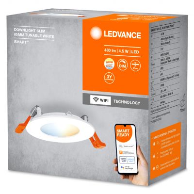 Oprawa Podtynkowa Panel LED DOWNLIGHT 4,5W 240lm CCT 8,5cm SMART+ WIFI 4058075573239 LEDVANCE (4058075573239)