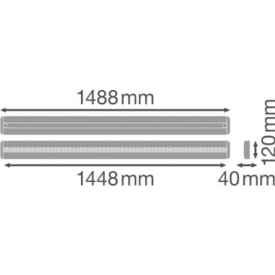 LINEAR INDV D 1500 48W 4000K DALI LEDV LINIOWA OPRAWA OŚWIETLENIOWA LEDVANCE (4058075504004)