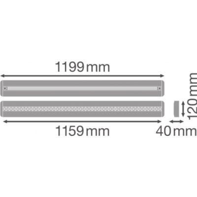 Oprawa LED 1200 Wisząca IndiviLED 42W 5050lm 4000K Neutralna 4058075109742 LEDVANCE (4058075109742)