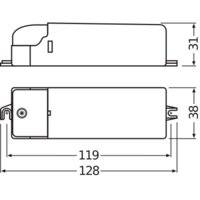 Zasilacz halogenowy 35-105W 230V 12V ET-PARROT 105 4008321111579 LEDVANCE (4008321111579)