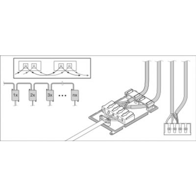 CONNECTOR BOX 5POLE L N PE D+ D- 4X LEDVANCE (4058075473034)