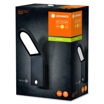 Kinkiet lampa elewacyjna ścienna 12W Endura Style WALL DG Czujnik ruchu 4058075214170 LEDVANCE (4058075214170)