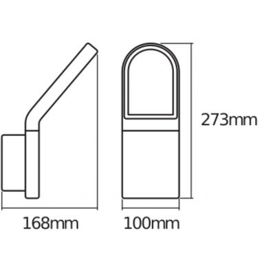 Kinkiet lampa elewacyjna ścienna 12W Endura Style WALL DG Czujnik ruchu 4058075214170 LEDVANCE (4058075214170)