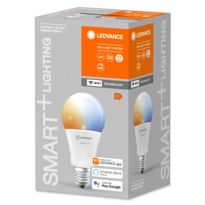 Żarówka LED E27 14W SMART+ WIFI CLASSIC A100 TW E 27 FR 1521lm 4058075485495 LEDVANCE (4058075485495)